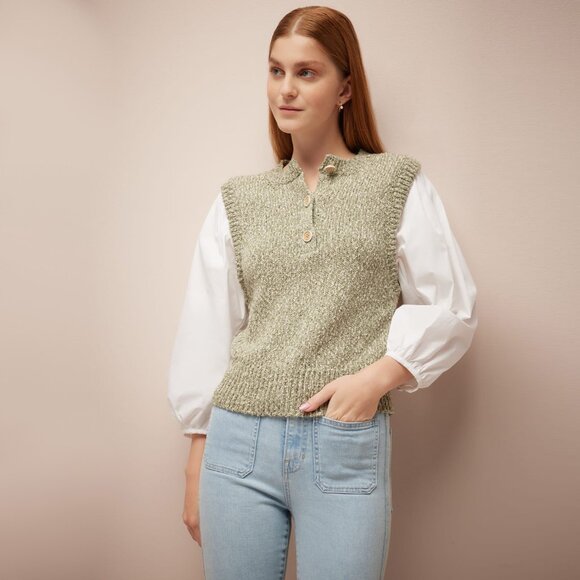 Veronica Beard Green Knit Sweater - Picture 9 of 9